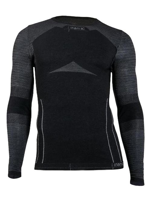 Maglia T-Shirt M/L Tecnica Uomo Iron-IC Merino 7.0 - Colore Black IRON-IC | 10052NERO