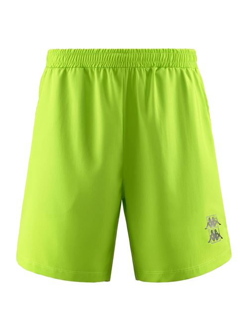 PANTALONCINI PADEL UOMO KOMBAT KAPPA | A14928XNV-GREEN_LIME