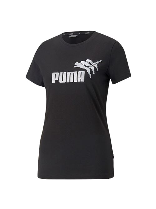 T-SHIRT DONNA ESSENTIALD METALLIC SPARK PUMA | A13708BLACK