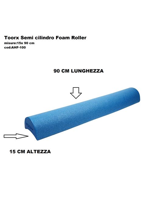 SEMI CILINDRO FOAM ROLLER 15x90 CM TOORX | A14809UNI