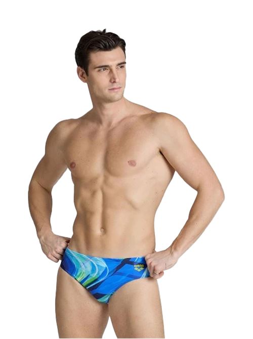 SLIP DA NUOTO UOMO STAMPA ARENA VISUAL WAVES ARENA | 006711700