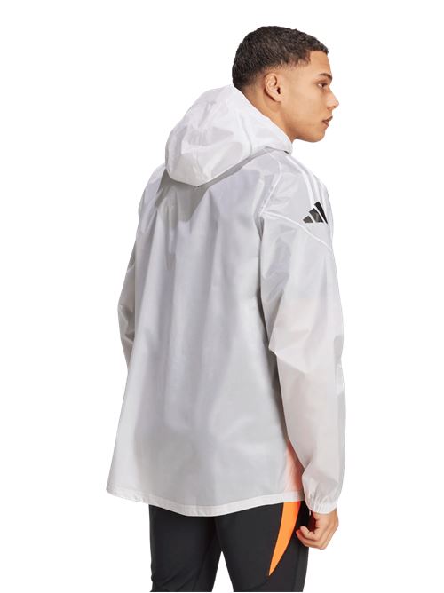 Adidas Giacca Uomo Running Tiro 24 Pro Rain Top  ADIDAS | IT7109WHITE/BLACK