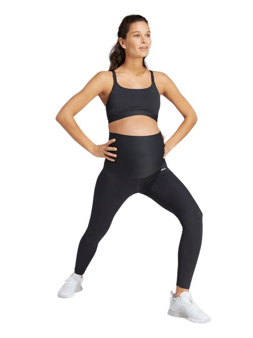 Adidas Reggiseno Sportivo Powerimpact Medium-Support Maternity Bra ADIDAS | IT8286BLACK/WHITE