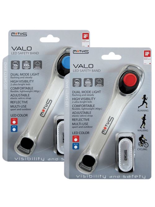 Valo Led Safety Band Fascia con Led DIGI | 5308D75-BLU