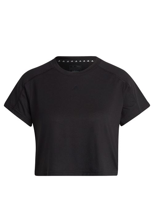 Adidas Tr Es 3 Bar T-Shirt Crop Donna ADIDAS | HR7789BLACK