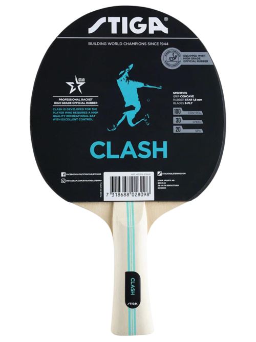 Stiga Clash Hobby Line Racchetta Pin Pong GARLANDO | 2C4-548UNI