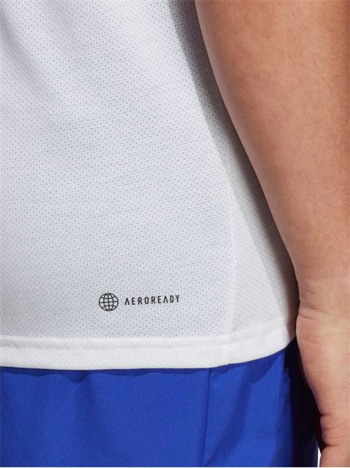 Adidas Train Essentials Comfort Training Tee T Shirt Running Uomo ADIDAS | IC7423WHITE/BLACK