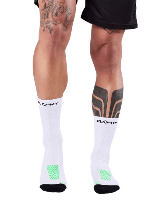 Floky Run Up Medium Calze FLOKY | FLRMWHITE/GREENFLUO